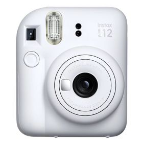 チェキ インスタントカメラ instax mini 12 CLAY WHITE FUJIFILM 富士フイルム シーンに合わせて簡単・きれいに撮影 クレイホワイト INSMINI12WHT ◆宅 【楽天ロジ発送】