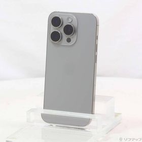 〔中古〕Apple(アップル) iPhone15 Pro 512GB ナチュラルチタニウム MTUK3J／A SIMフリー〔269-ud〕