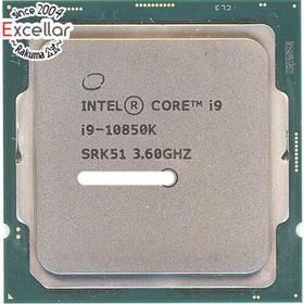 インテル(intel)のCore i9 10850K 3.6GHz LGA1200 125W SRK51(PCパーツ)