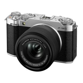 【安心の上場企業】 FUJIFILM 富士フイルム X-M5 XC15-45mmF3.5-5.6 OIS PZレンズキット シルバー Xシリーズ ミラーレスデジタルカメラ JAN:4547410555189 【北海道沖縄離島配送不可】-NA-