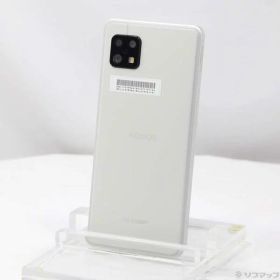 【中古】SHARP(シャープ) AQUOS sense6s ジャパネット版 64GB シルバー SHWJD1 SIMフリー 〔ネットワーク利用制限▲〕 【247-ud】