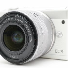 【中古】Canon キヤノン EOS M100 EF-M15-45IS STM レンズキット ホワイト