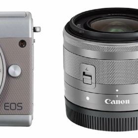 【中古】【非常に良い】Canon ミラーレス一眼カメラ EOS M100 ダブルレンズキット (グレー) EOSM100GY-WLK