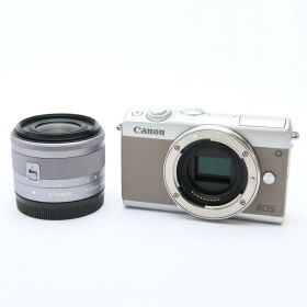 【中古】 《並品》 Canon EOS M100 EF-M15-45 IS STM レンズキット グレー 【後カバー部品交換/各部点検済】 [ デジタルカメラ ]