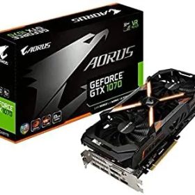 【中古】 Gigabyte AORUS GeForce GTX 1070 8GB グラフィックカード (GV-N1070AORUS-8GD REV2.0)