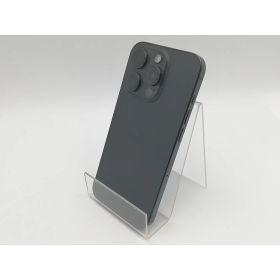 【中古】Apple 国内版 【SIMフリー】 iPhone 15 Pro 128GB ブラックチタニウム MTU73J/A【ECセンター】保証期間1ヶ月【ランクA】