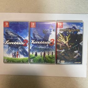 Switch ゼノブレイド2 & 3 モンスターハンターライズ