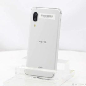 【中古】SHARP(シャープ) AQUOS sense3 64GB シルバーホワイト SHV45 auロック解除SIMフリー 【348-ud】