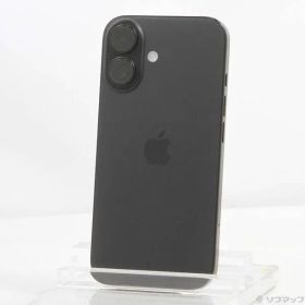 〔中古品〕 iPhone16 128GB ブラック MYDQ3J／A SIMフリー【262】