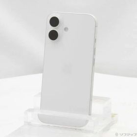 〔中古品〕 iPhone16 128GB ホワイト MYDR3J／A SIMフリー【262】