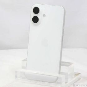 〔中古品〕 iPhone16 128GB ホワイト MYDR3J／A SIMフリー【269】