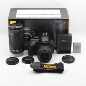 Nikon デジタル一眼レフカメラ D3400 ダブルズームキット ブラック D3400WZBK