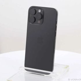 〔中古品〕 iPhone16 Pro Max 256GB ブラックチタニウム MYWG3J／A SIMフリー【262】