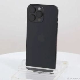 〔中古品〕 iPhone16 Pro Max 512GB ブラックチタニウム MYWL3J／A SIMフリー【262】