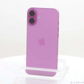 【中古】Apple(アップル) iPhone16 Plus 128GB ピンク 3N345J／A SIMフリー 【352-ud】