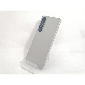 【中古】SONY au 【SIMフリー】 Xperia 1 V プラチナシルバー 12GB 256GB SOG10【新宿】保証期間１ヶ月【ランクC】