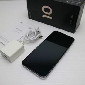 アンドロイド(ANDROID)の超美品 XIG01 Mi 10 Lite 5G ドリームホワイト M999(スマートフォン本体)