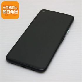 超美品 SIMフリー Google Pixel 4a ブラック スマホ 白ロム 中古 あすつく 土日祝発送OK