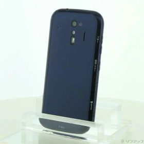 【中古】FUJITSU(富士通） らくらくスマートフォン 32GB ネイビー F-42A docomo 〔ネットワーク利用制限▲〕 【258-ud】