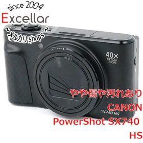 [bn:16] Canon製 PowerShot SX740 HS ブラック 2030万画素 本体のみ