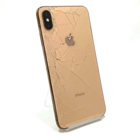 アップル(Apple)の【最速発送】Apple iPhone iPhone XS Max 64GB ゴールド docomo【難有】(スマートフォン本体)