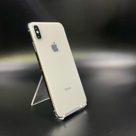 アップル(Apple)の【全額返金保証】【最速発送】Apple iPhone iPhone XS Max 256GB シルバー au 動作確認済(スマートフォン本体)