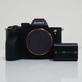 ソニー(SONY)のSONY α7 IV ILCE-7M4 ボディ USED品 本体+バッテリー フルサイズ ミラーレス一眼カメラ SHOT数55,077回 完動品 中古 CP2303(ミラーレス一眼)