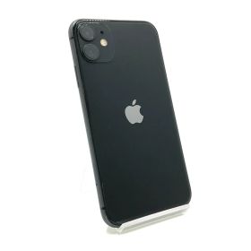 iPhone 11 64GB ブラック au 白ロム【難有】 73%【最速発送】