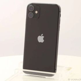 〔中古品〕 iPhone11 64GB ブラック MHDA3J／A SIMフリー【262】