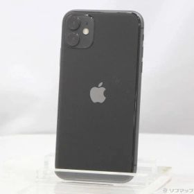 〔中古品〕 iPhone11 128GB ブラック MWM02J／A SIMフリー【262】