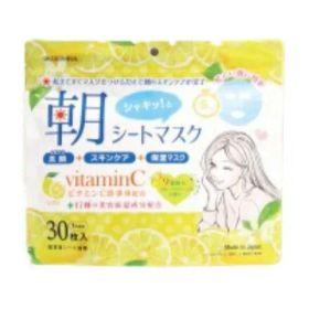 【メール便】三和通商 モーニングシートマスク 30枚入【楽天倉庫直送】【お1人様1個限り】 モーニングシートマスク 美容マスク スキンケア