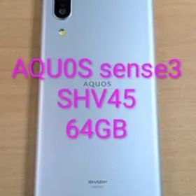 120900I AQUOS sense3 SHV45 64GB