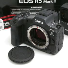【中古】【美品】キヤノン EOS R5 Mark II ボディ（センサー清掃済） CA01-B3841-2K4 Canon RFマウント フルサイズ 5軸手ブレ補正 EVF 中古
