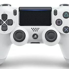 【新古品】 【純正品】ワイヤレスコントローラー (DUALSHOCK 4) グレイシャー・ホワイト (CUH-ZCT2J13)