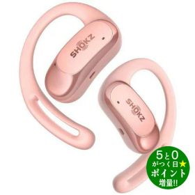 ◆最大3000円CP＋P3倍！！12/15◆ショックス イヤホン ワイヤレス Bluetooth 完全ワイヤレスイヤホン OPENFIT AIR SKZ-EP-000027 ピンク SHOKZ【転送不可】