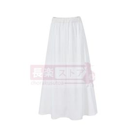 【アズール】デイリーベストスカート厚手ホワイトインナースカート秋冬レディース