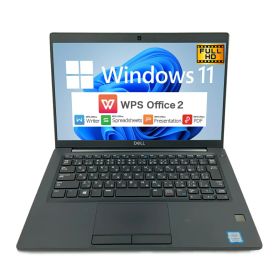 【Windows11】【ビジネススタンダード】 DELL Latitude 7390 第8世代 Core i5 8250U/1.60GHz 32GB 新品SSD2TB M.2 NVMe Windows11 64bit WPSOffice 13.3インチ フルHD カメラ 無線LAN 中古パソコン ノートパソコン PC Notebook 【中古】