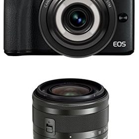 【中古】Canon ミラーレス一眼カメラ EOS M3(ブラック)・クリエイティブマクロ ダブルレンズキット EOSM3BK-CMWLK