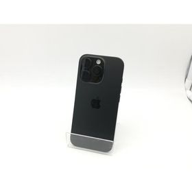 【中古】Apple 国内版 【SIMフリー】 iPhone 16 Pro 128GB ブラックチタニウム MYMV3J/A【ECセンター】保証期間１ヶ月【ランクA】