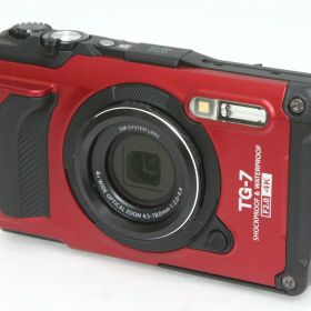 【中古】【美品】オリンパス Tough TG-7 [レッド] CA01-R3361-3U3B デジカメ コンデジ 光学ズーム 手ブレ補正 防水 防塵 耐衝撃 耐低温 タフ 中古