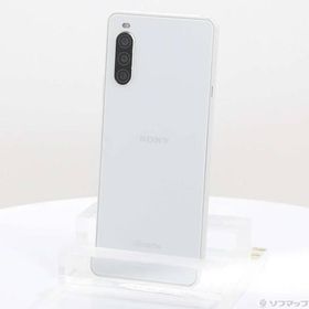〔中古〕SONY(ソニー) Xperia 10 II 64GB ホワイト SO-41A docomoロック解除SIMフリー〔352-ud〕