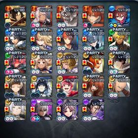 石3,300強 多数強キャラ共存垢 | グラサマ(グランドサマナーズ)のアカウントデータ、RMTの販売・買取一覧