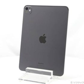 〔中古〕Apple(アップル) iPad Pro 11インチ 第5世代 標準ガラス 512GB スペースブラック MVVC3J／A Wi-Fi〔262-ud〕