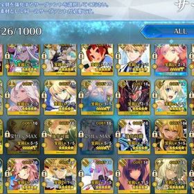 W引退アカウント_ssr97種168体，凸黒聖杯，凸カレイドスコープ | FGOのアカウントデータ、RMTの販売・買取一覧