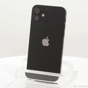 〔中古品〕 iPhone12 64GB ブラック MGHN3J／A SIMフリー【276】