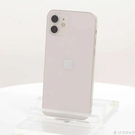 〔中古品〕 iPhone12 64GB ホワイト MGHP3J／A SIMフリー【348】