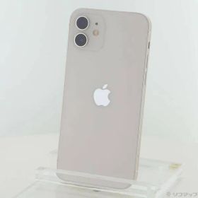 〔中古品〕 iPhone12 256GB ホワイト MGJ13J／A SIMフリー【262】