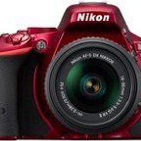 【中古】カメラ Nikon デジタル一眼レフカメラ D5500 18-55 VR II レンズキット 2416万画素 (レッド) [D5500LK18-55RD]