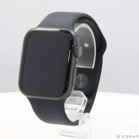 〔中古〕Apple(アップル) Apple Watch Series 6 GPS + Cellular 44mm スペースグレイアルミニウムケース ブラックスポーツバンド〔198-ud〕