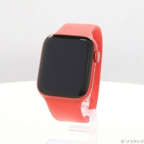 〔中古〕Apple(アップル) Apple Watch Series 6 GPS 44mm (PRODUCT)REDアルミニウムケース (PRODUCT)REDソロループ〔198-ud〕